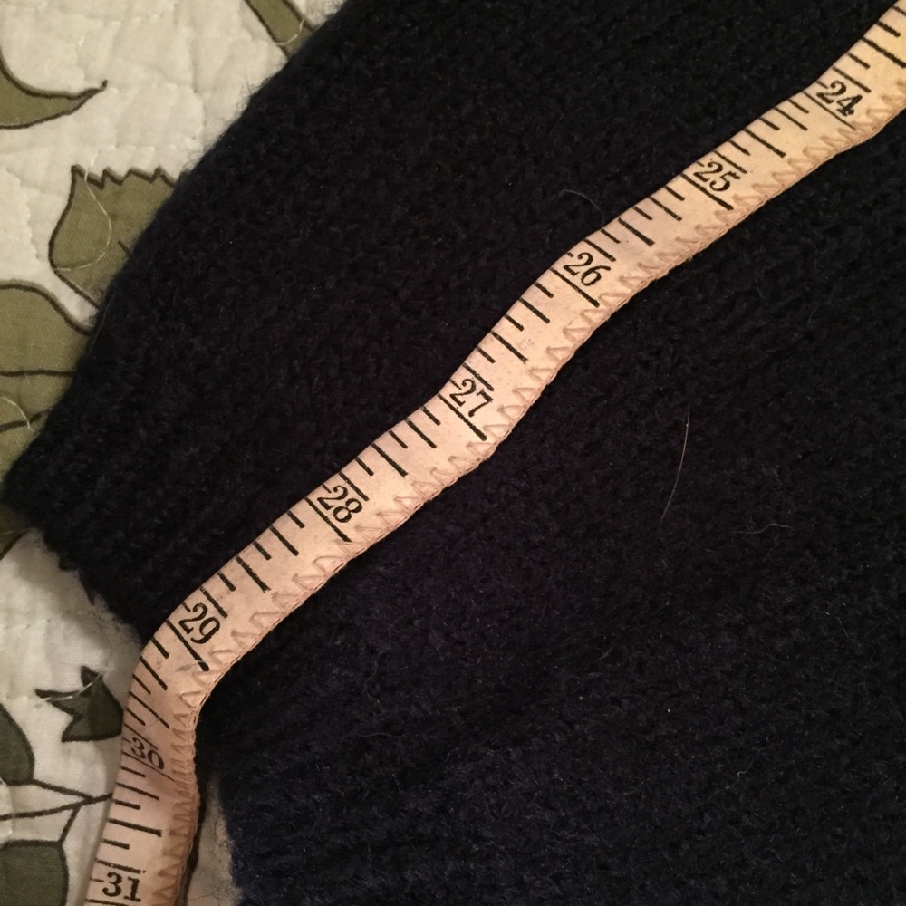 Navy Blue Fair Isle Sweater - Picture 3 of 7